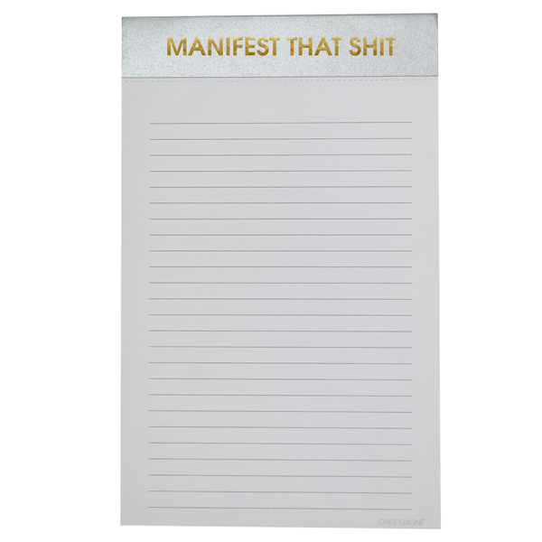 Manifest That Sh*t Notepad - Silver