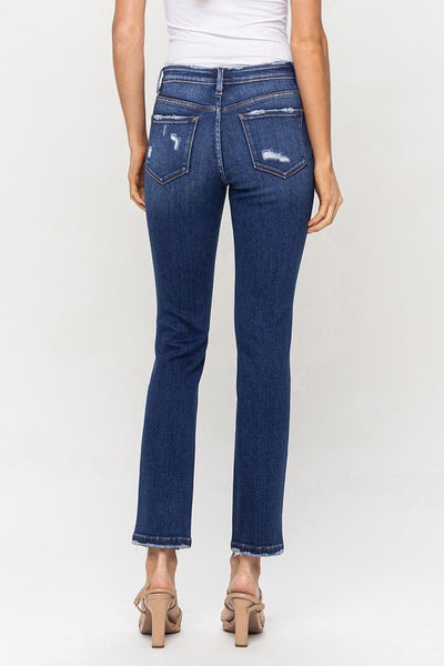 Mid Rise Slim Straight Jeans - Flying Monkey