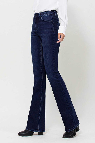 Flying Monkey - High Rise Mini Flare Jeans   A5