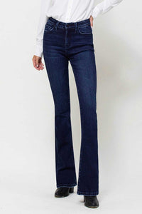 Flying Monkey - High Rise Mini Flare Jeans   A5