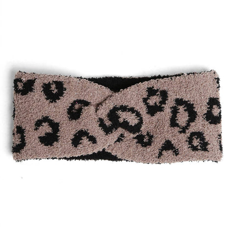 Leopard Pattern Twist Knot Headband