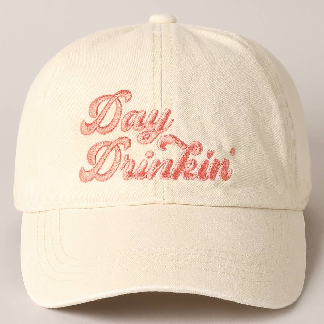 Day Drinkin' Embroidered Baseball Cap