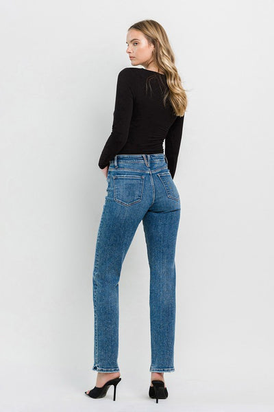 Flying Monkey - High Rise Straight leg Jeans    B4