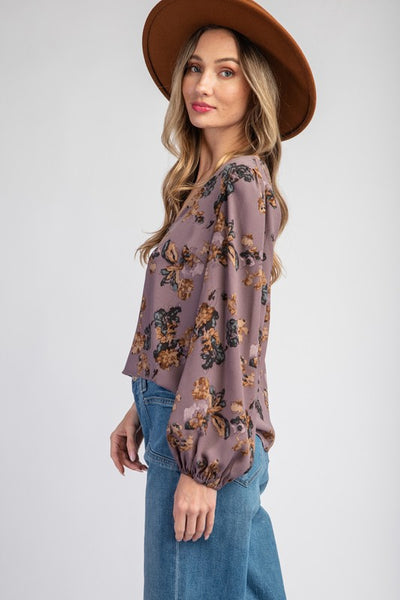 the Izzy floral blouse