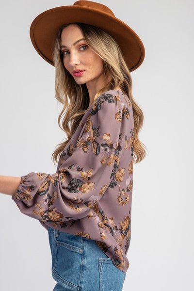 the Izzy floral blouse