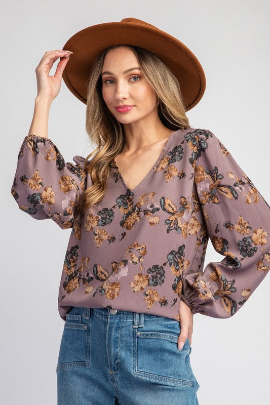 the Izzy floral blouse