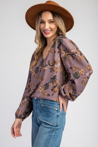 the Izzy floral blouse