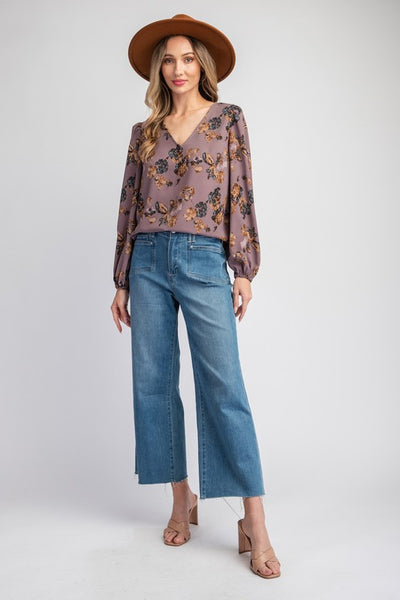 the Izzy floral blouse