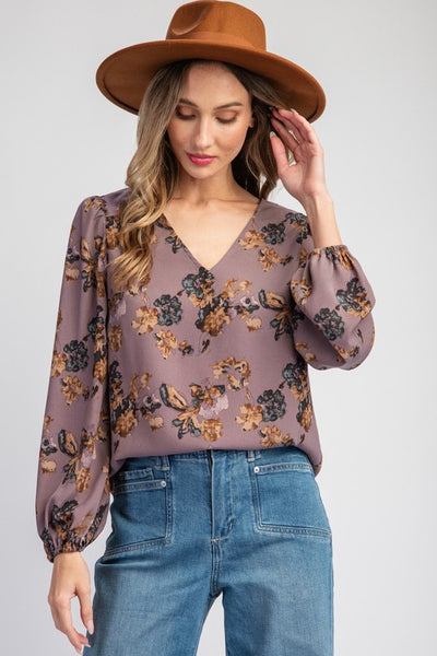 the Izzy floral blouse