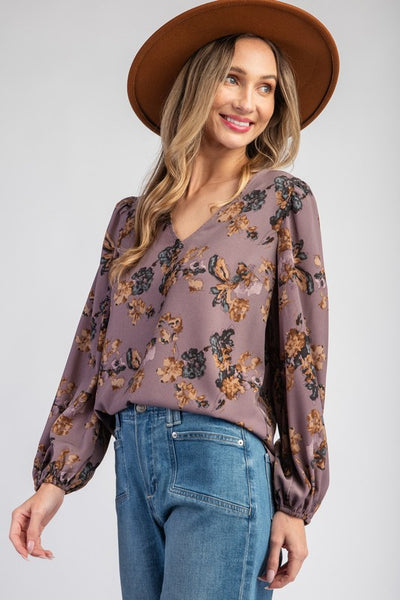 the Izzy floral blouse