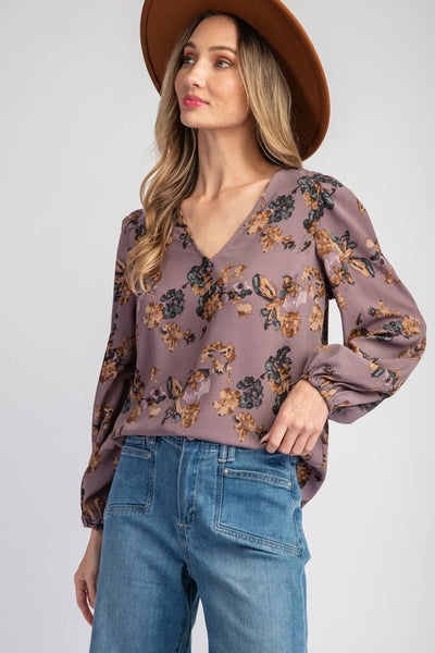 the Izzy floral blouse