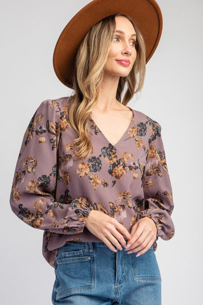 the Izzy floral blouse