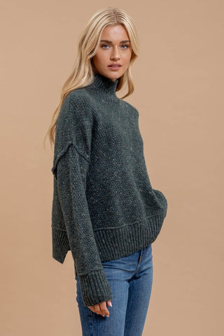 the Sara Green Wool blend turtleneck