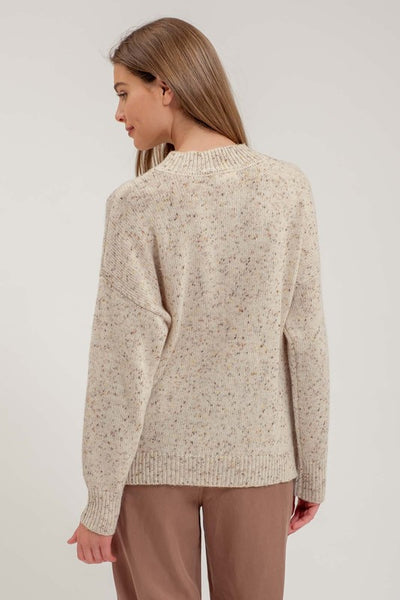 the Emma Speckle knit sweater