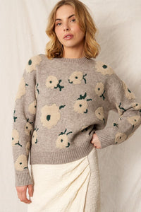 Flower Cloud Pullover Sweater