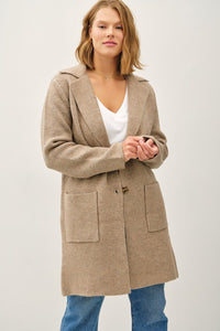 the Maxine - Mocha Coat-igan