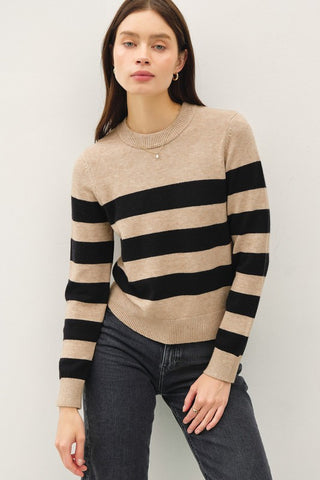 the Natalie Stripe Sweater