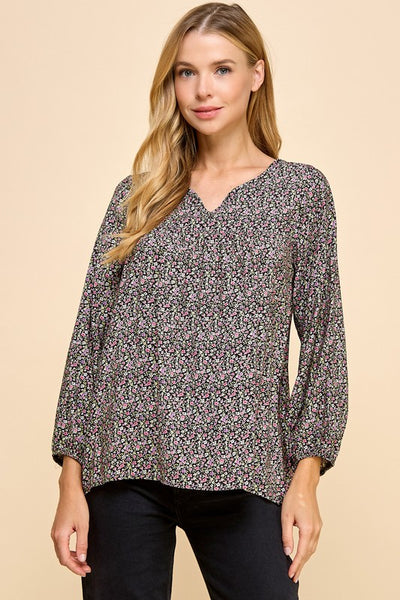 the Ruthie floral blouse