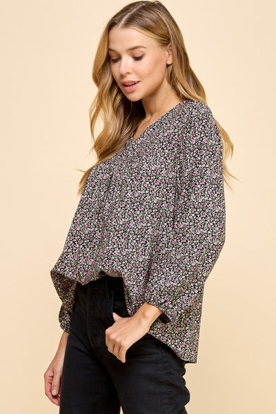 the Ruthie floral blouse