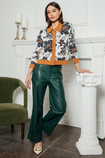 the Dakota - Green Faux Leather Pants