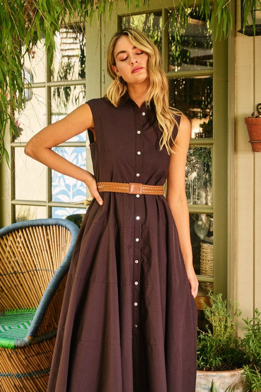 the Blake belted dress