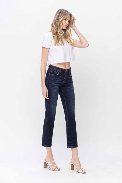 Mid Rise Slim Straight Jeans - Flying Monkey