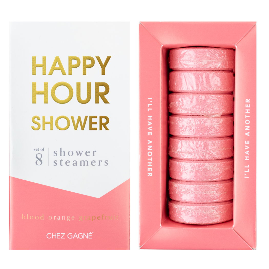 Happy Hour Shower Shower Steamers - Blood Orange Grapefruit