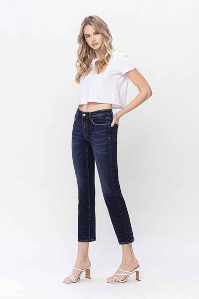 Mid Rise Slim Straight Jeans - Flying Monkey