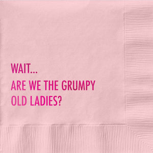 Grumpy Old Ladies Cocktail Napkin