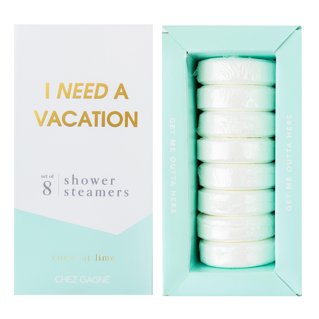 I Need a Vacation Shower Shower Steamers - Coconut Lime