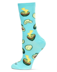 Women's Avocado Bamboo Crew Socks