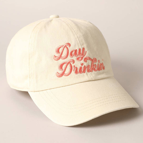 Day Drinkin' Embroidered Baseball Cap