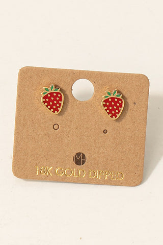 Strawberry Stud Earrings