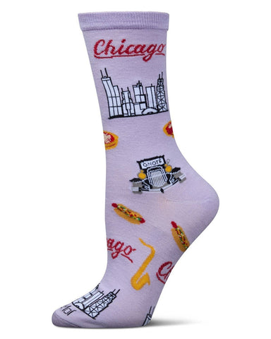 Chicago Bamboo Crew Socks