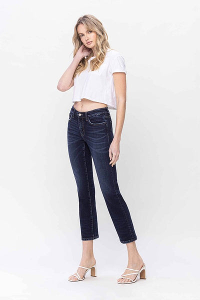 Mid Rise Slim Straight Jeans - Flying Monkey