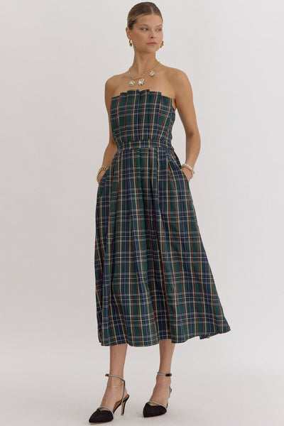 the Merry Plaid Dress