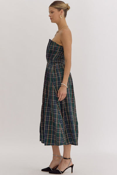 the Merry Plaid Dress