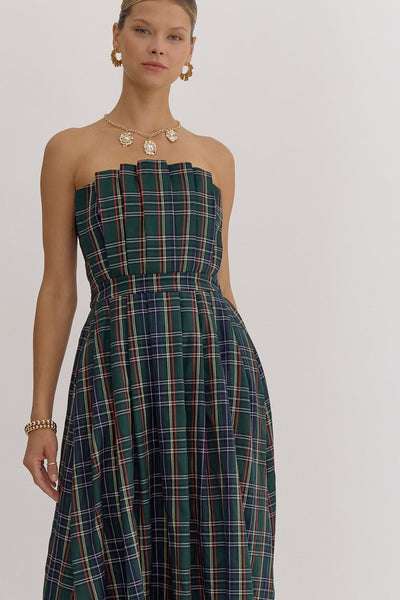 the Merry Plaid Dress