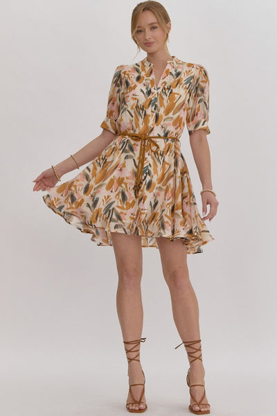 the Annie Rust dress