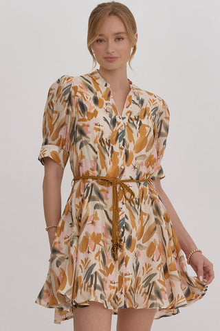 the Annie Rust dress