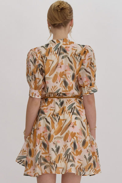 the Annie Rust dress