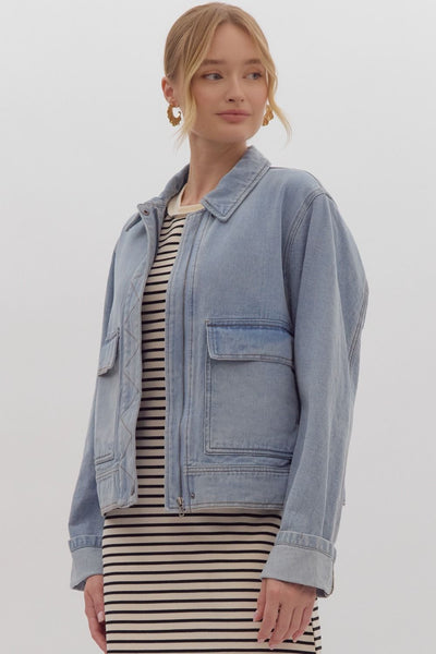 the Rumi Denim Utility Jacket