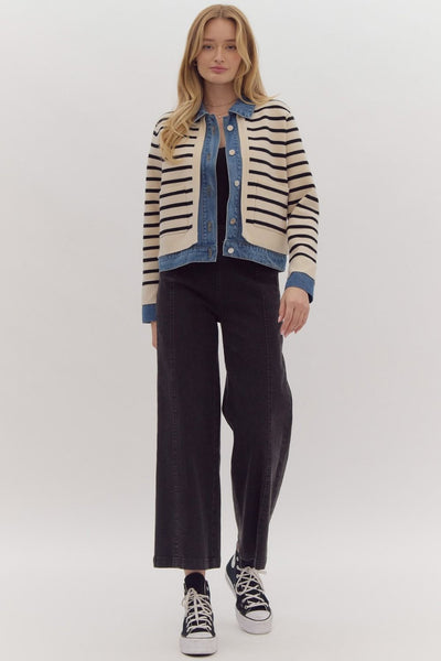 the Blaire Striped Jacket