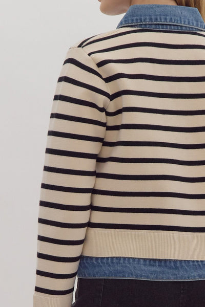 the Blaire Striped Jacket