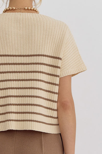 the Suri Stripe top