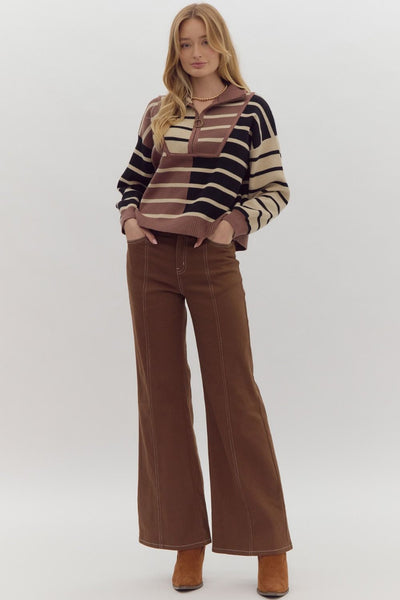 the Emmie multi stripe sweater