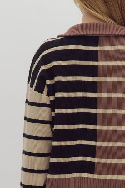 the Emmie multi stripe sweater