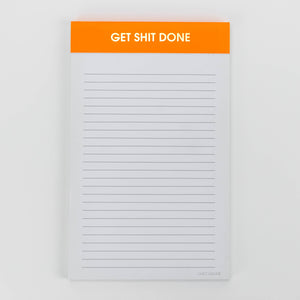 Get Shit Done Notepad - Orange